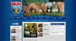 Desktop Screenshot of libertyalpacas.com